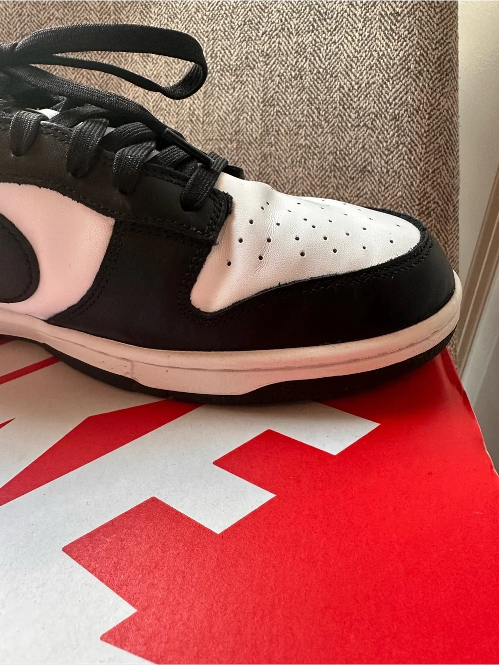 Nike Black and White Dunk Low Retro